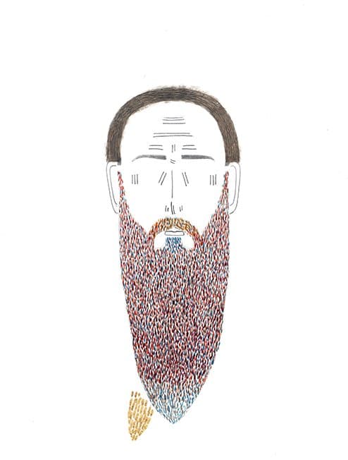 Кольорова борода