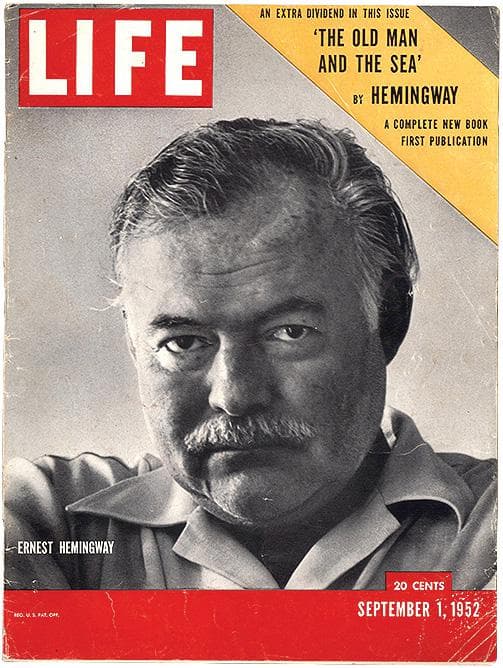 The old and the sea by Hemingway // Life Magazine.