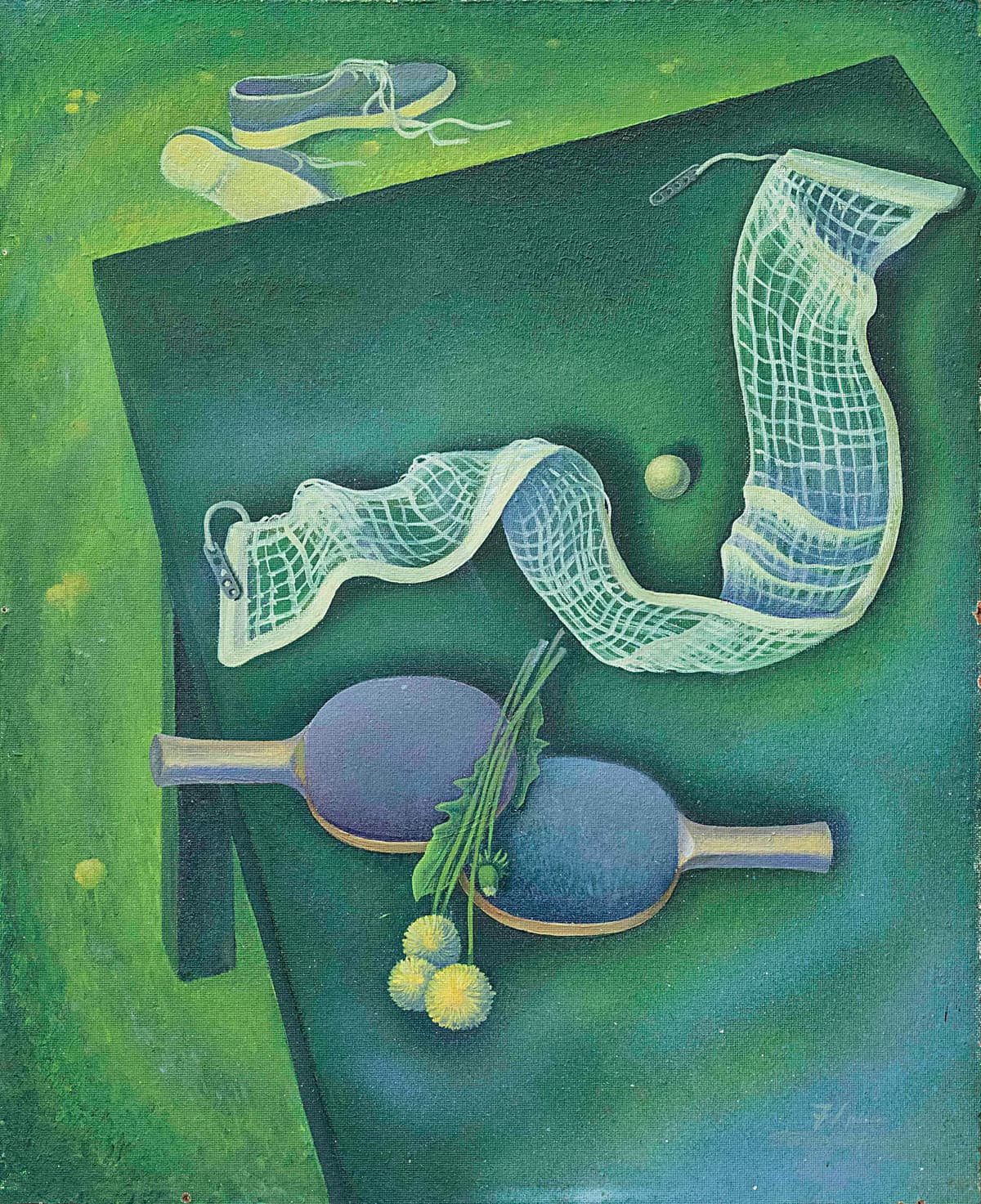 Натюрморт з кульбабами