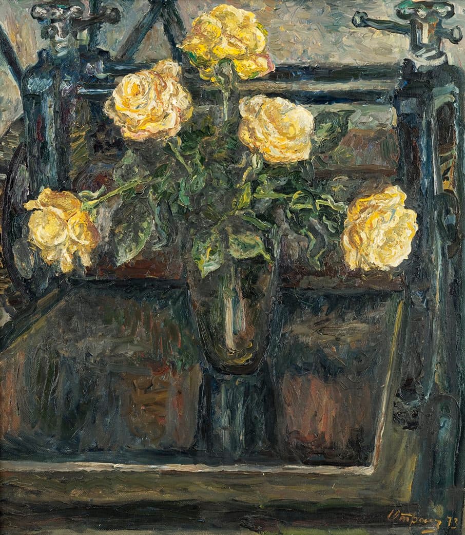 Троянди на офортному станку