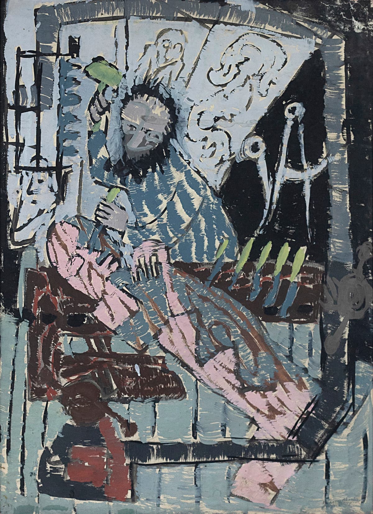 Скульптор. (Портрет К. Бранкузі)