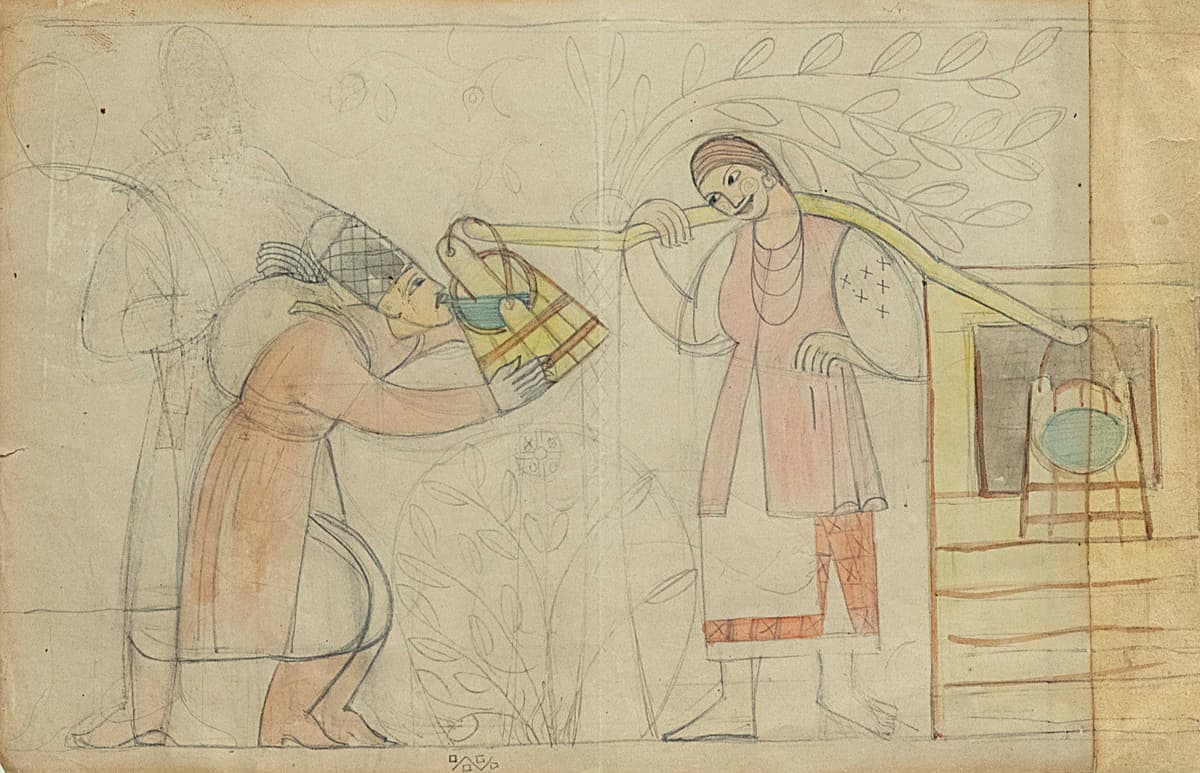 Біля криниці