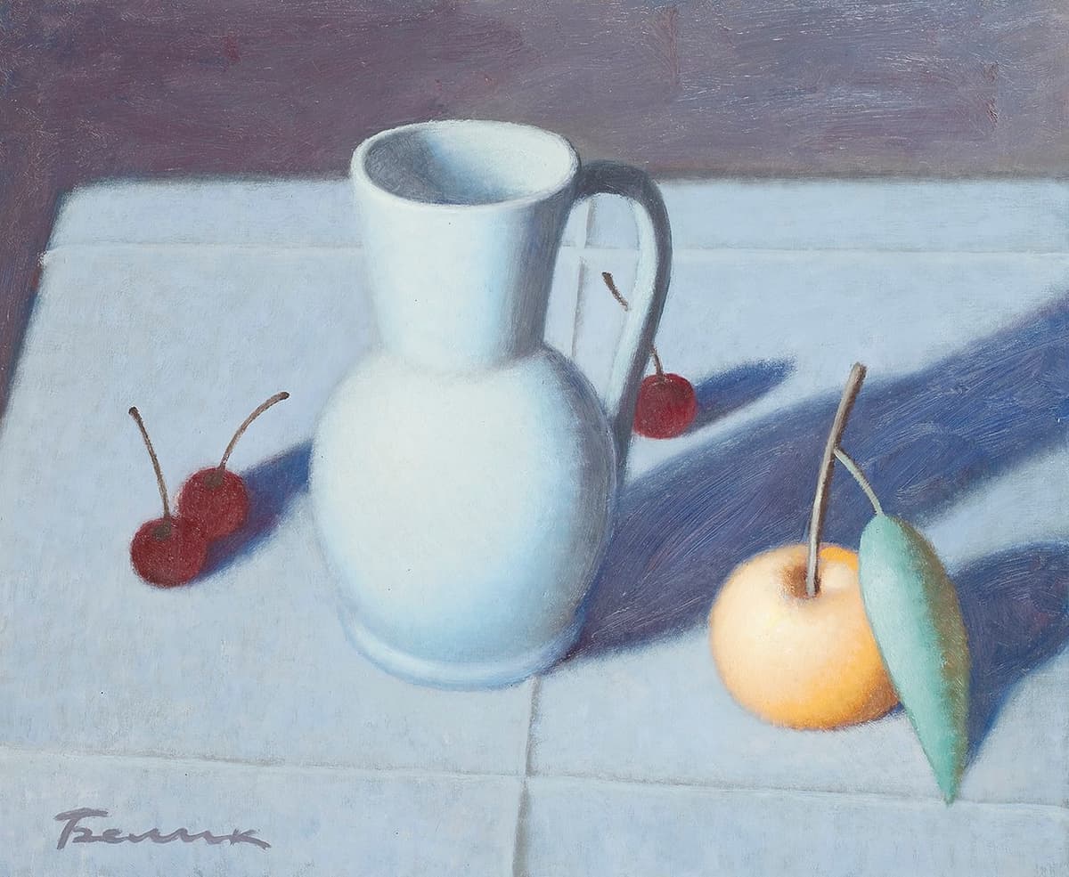 Натюрморт із вишнями