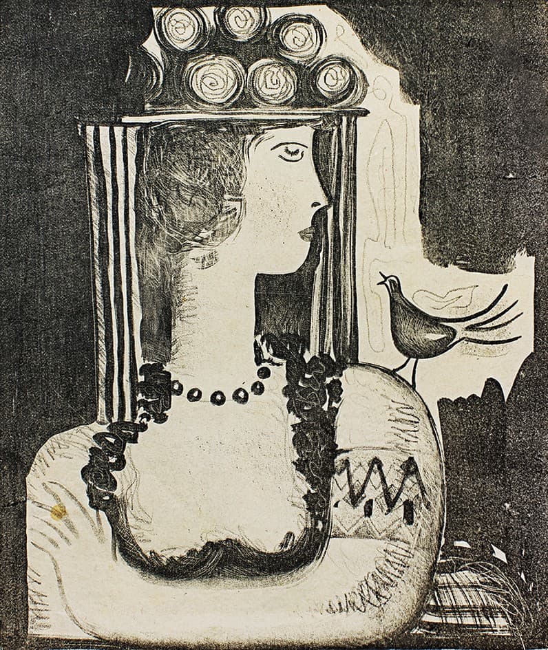 Дівчина з птахом