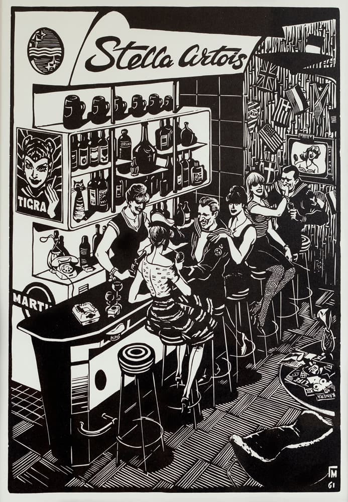 Куточок у портовому барі. Антверпен. Із серії «Бенілюкс»