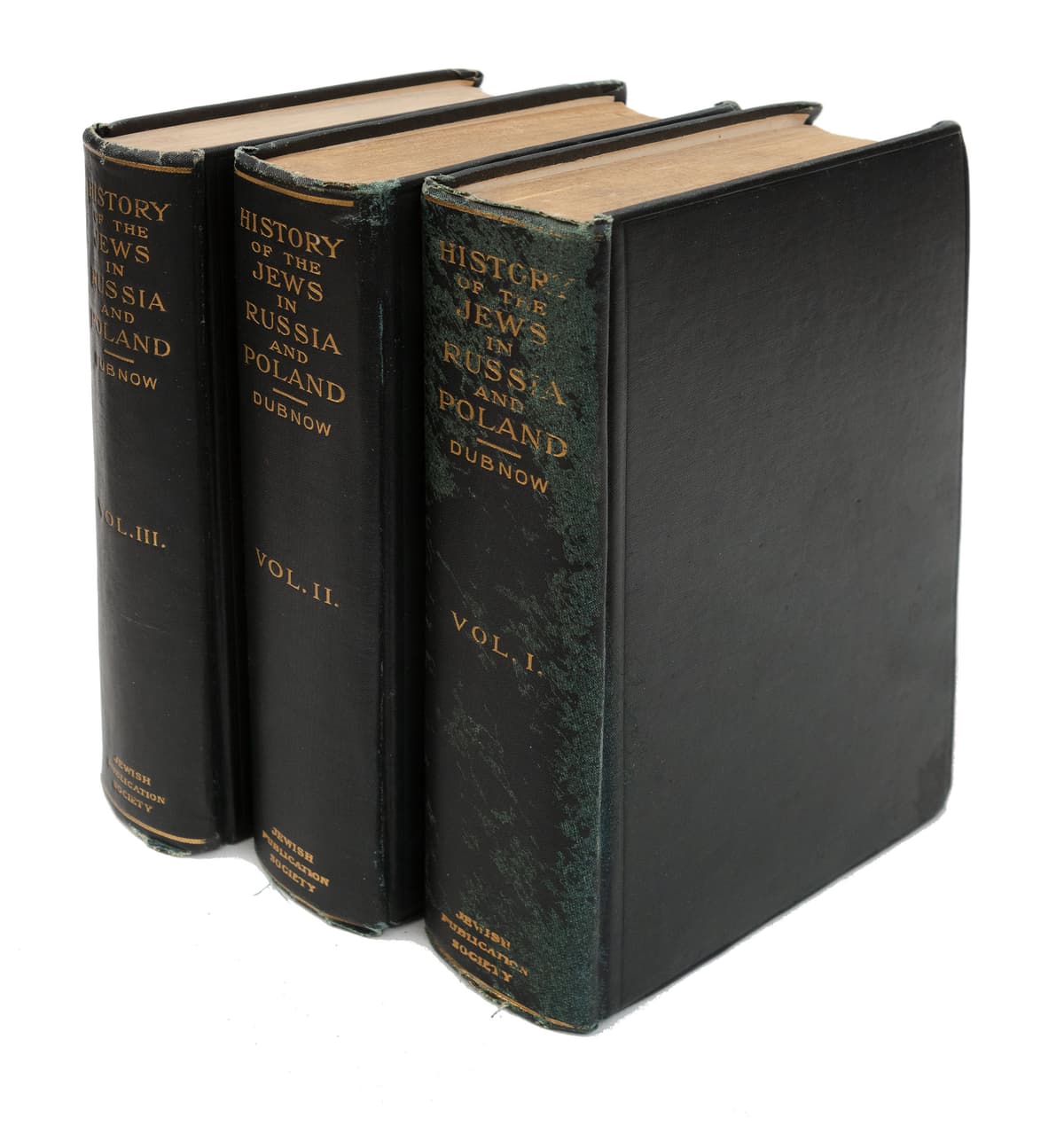 [Dubnow S. M.] History of the jews in Russia and Poland from the earliest times until the present day / by S. M. Dubnow; translated from the Russian by I. Friedlaender. Vol. I–III