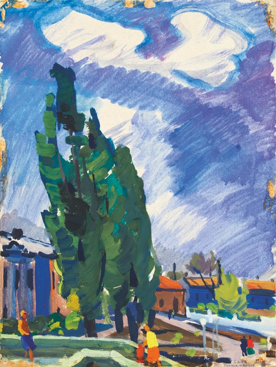 Тополя біля Архівного узвозу