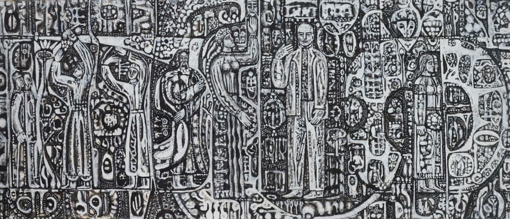 Ескіз панно для оформлення станції швидкісного трамваю «Гната Юри» у Києві