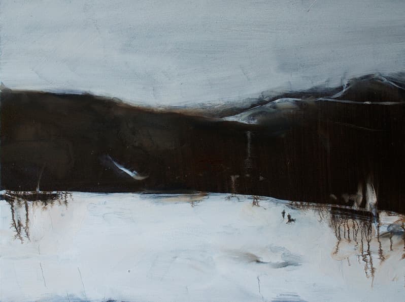 Собака на снігу. Із циклу «Місто Брейгеля»