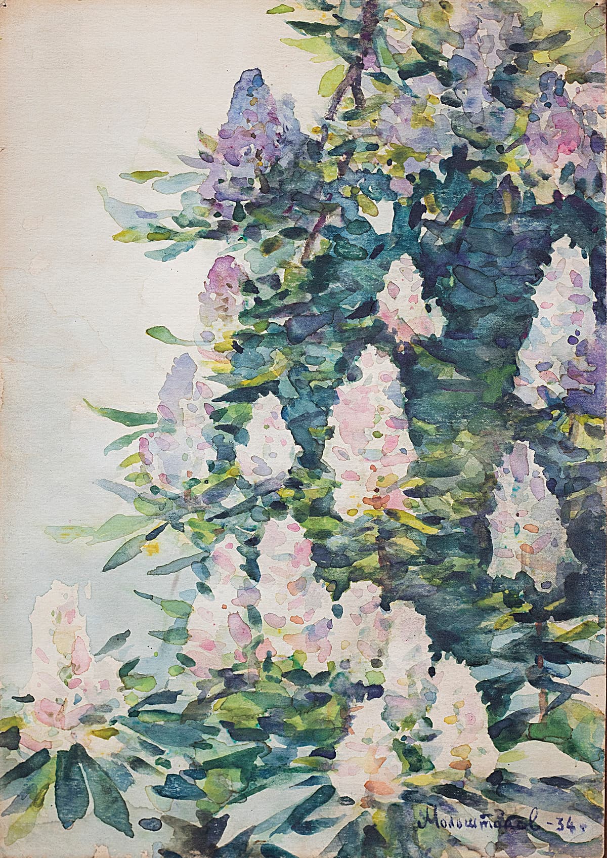 Каштани цвітуть