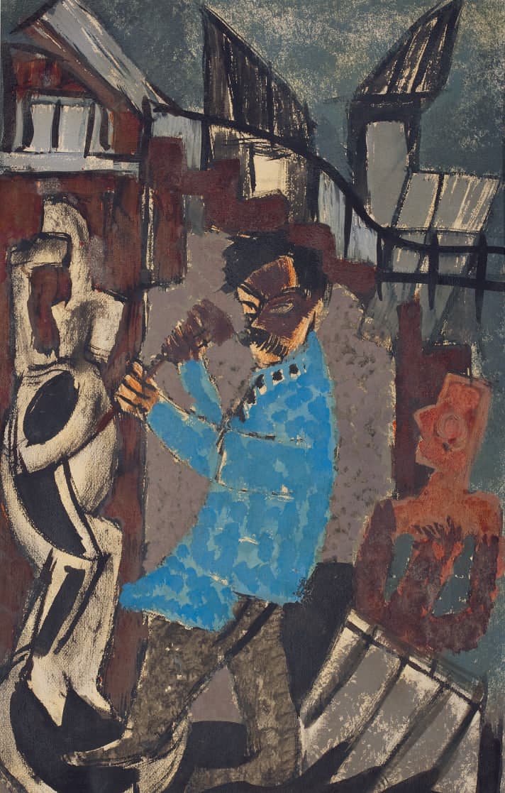 Портрет скульптора О. Архипенка