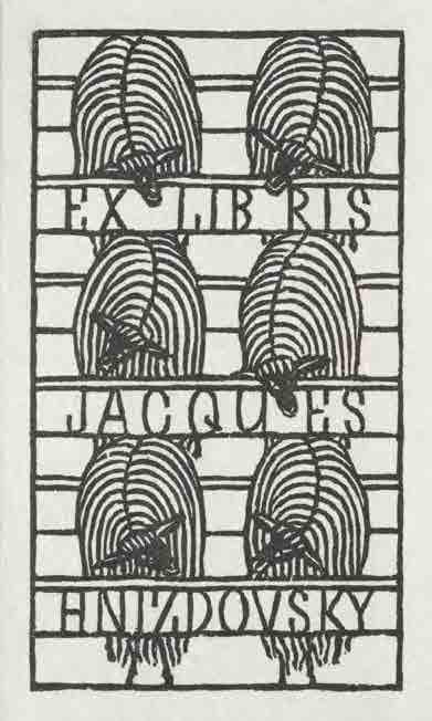 Ex libris Jacques Hnizdovsky
