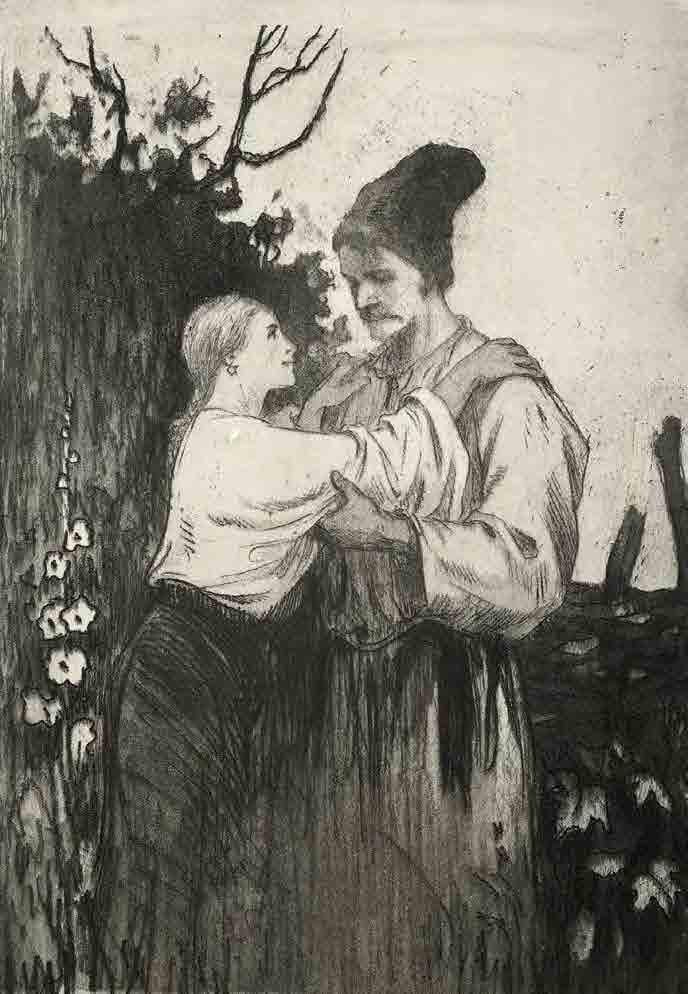 Чумак. З ілюстрацій до повістей Марка Вовчка (варіант)